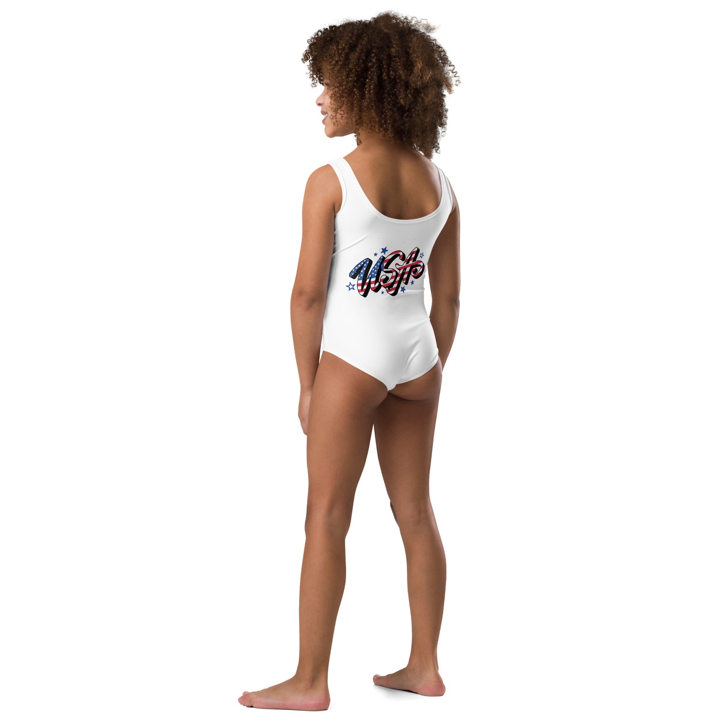 All-Over Print Kids Swimsuit 4 of july