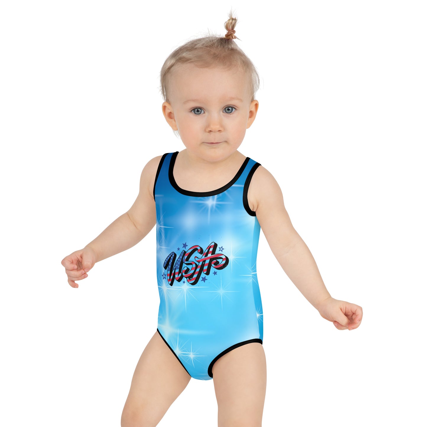 All-Over Print Kids Swimsuit 4 of July