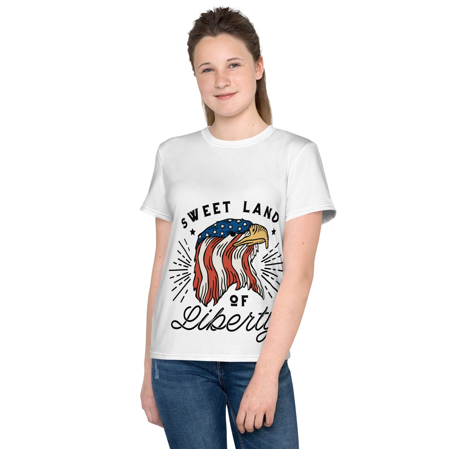 Youth 4 of July  t-shirt