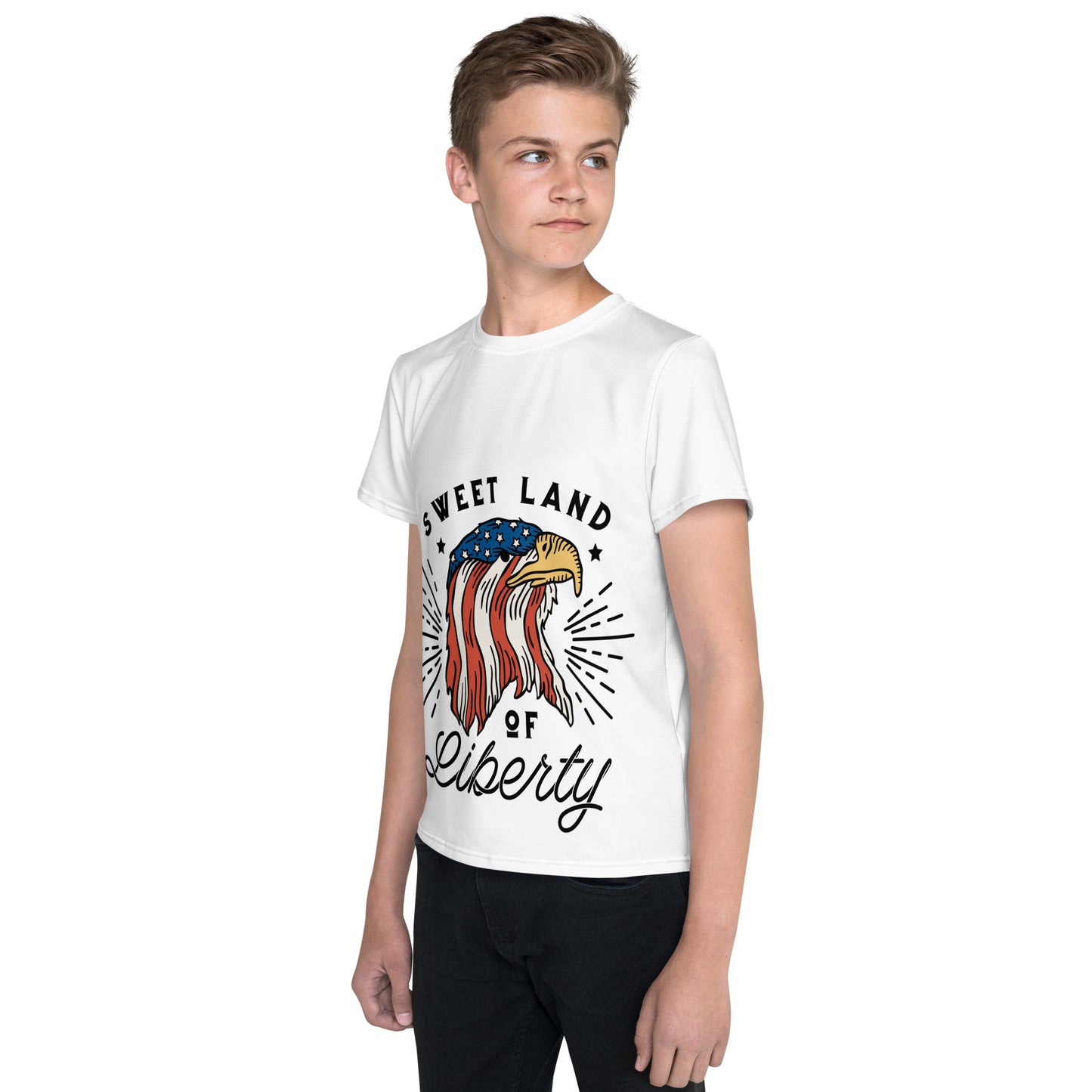 Youth 4 of July  t-shirt