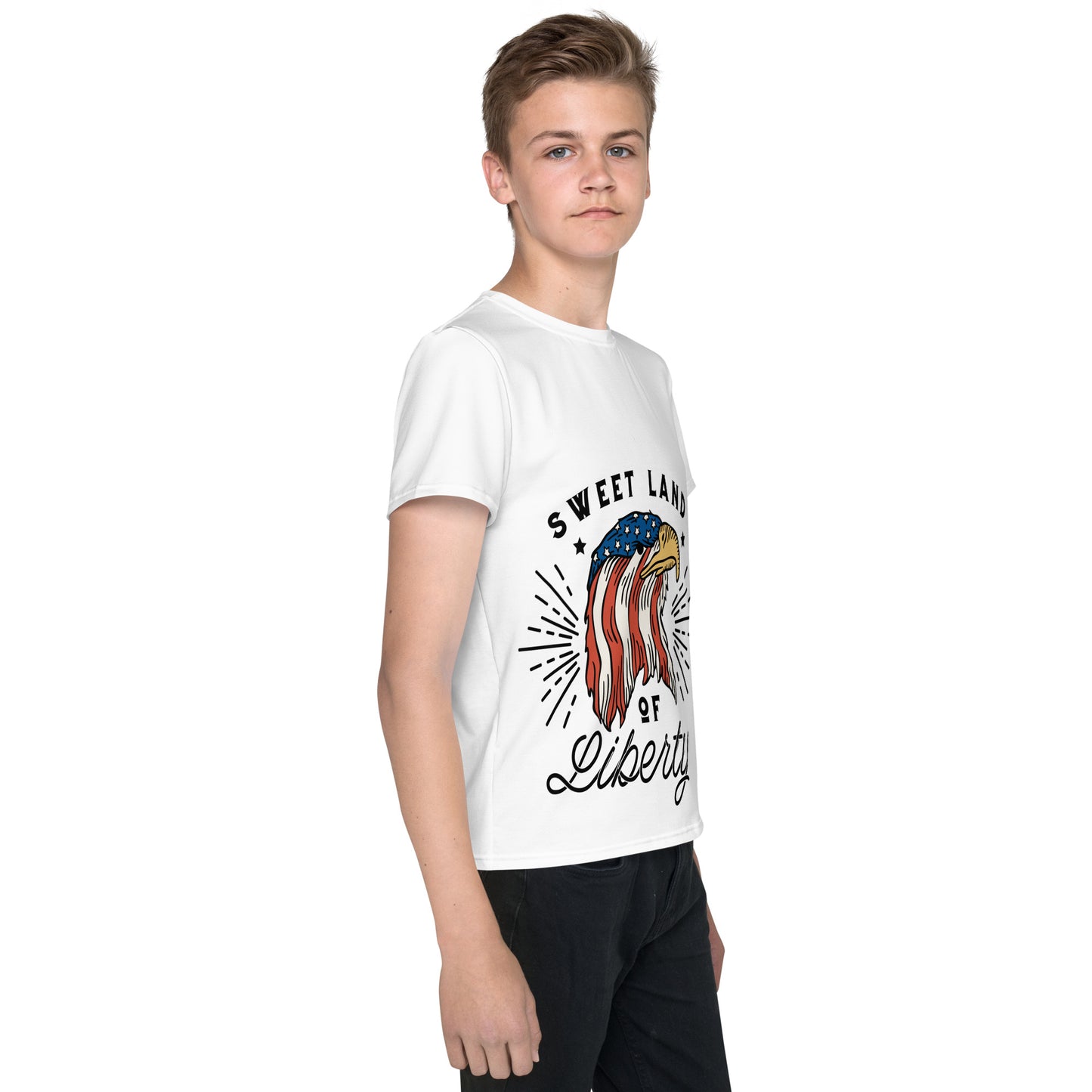 Youth 4 of July  t-shirt