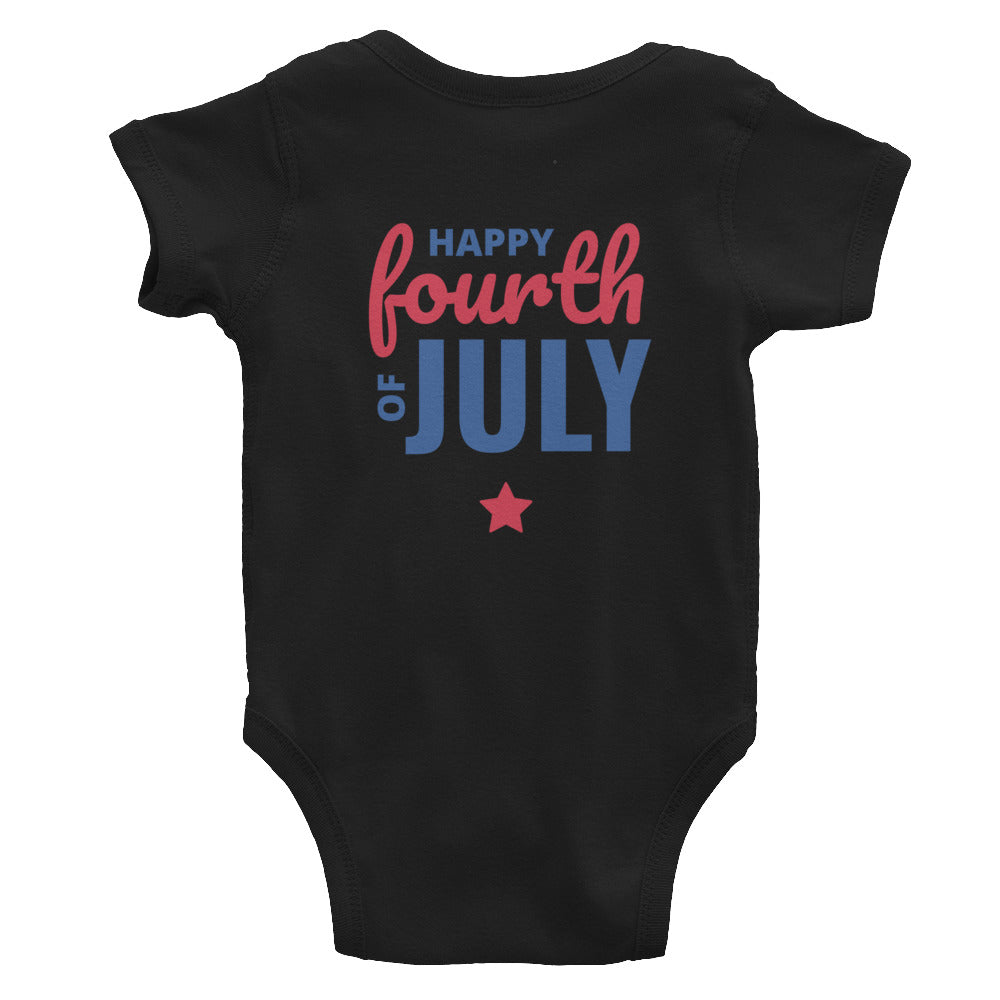 Infant Bodysuit DTG 4 of July