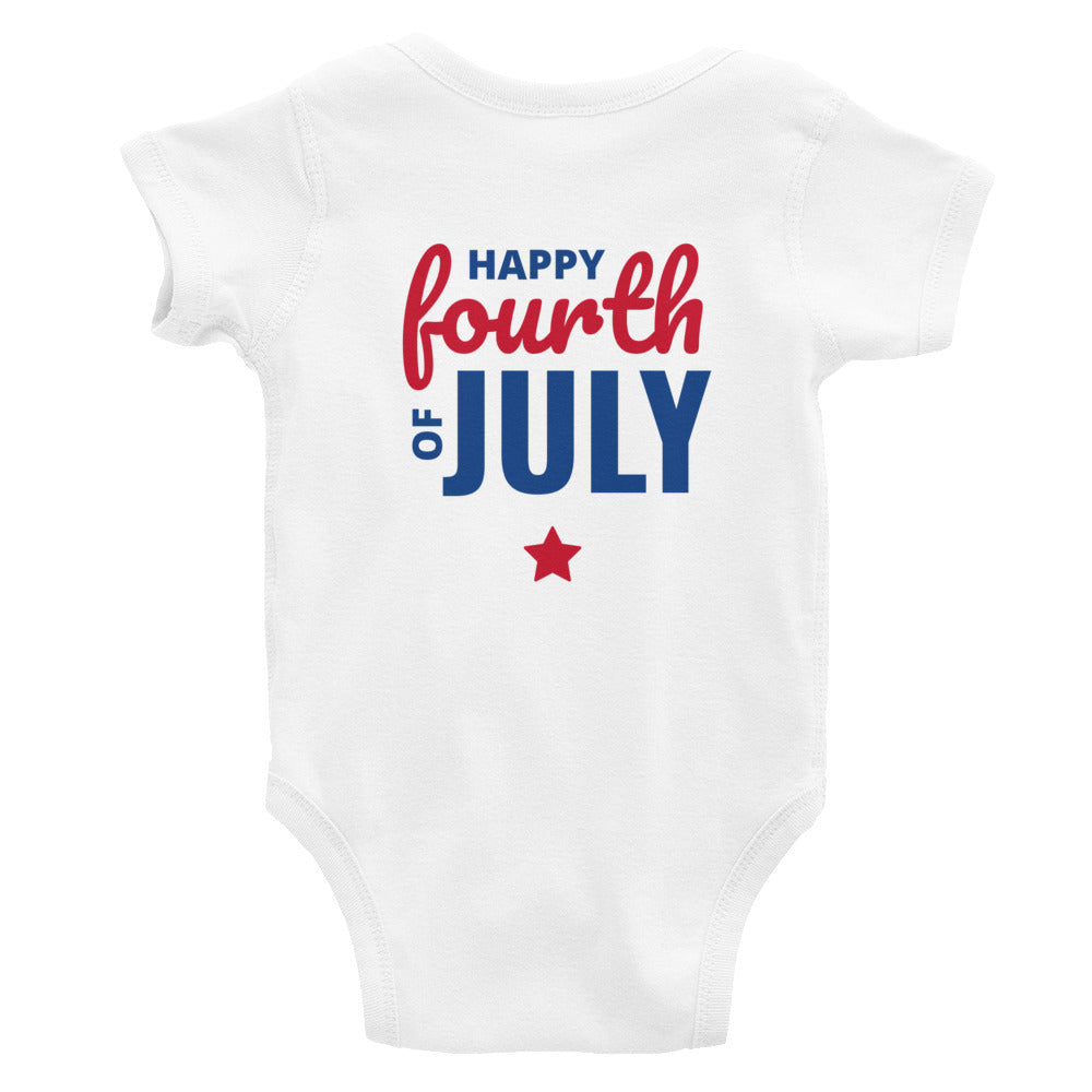 Infant Bodysuit DTG 4 of July