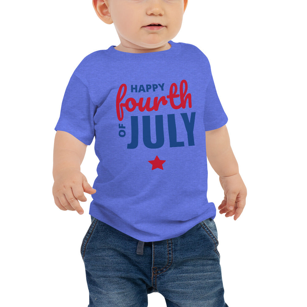 Baby 4 of July  Short Sleeve Tee