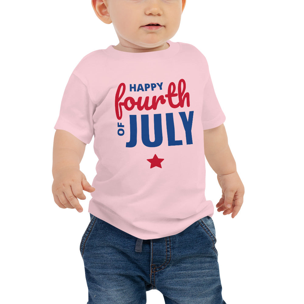 Baby 4 of July  Short Sleeve Tee