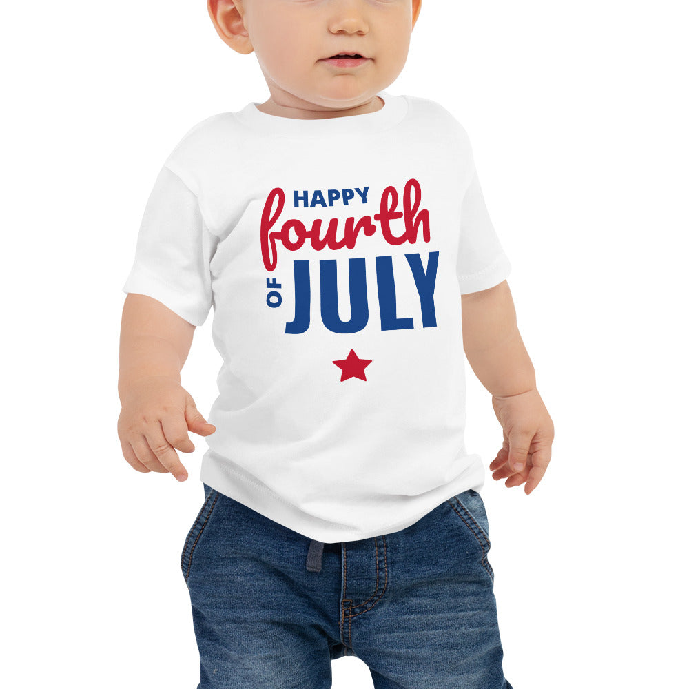 Baby 4 of July  Short Sleeve Tee