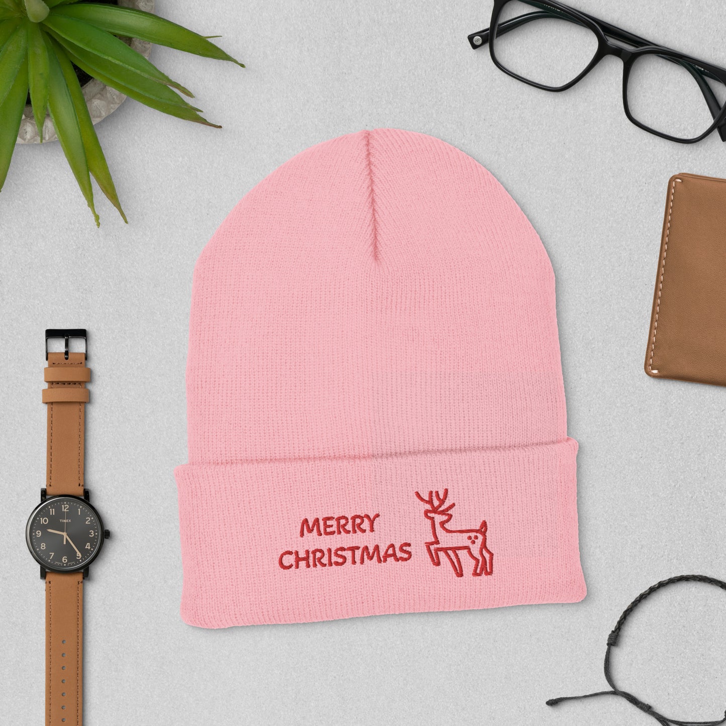 Christmas Cuffed Beanie