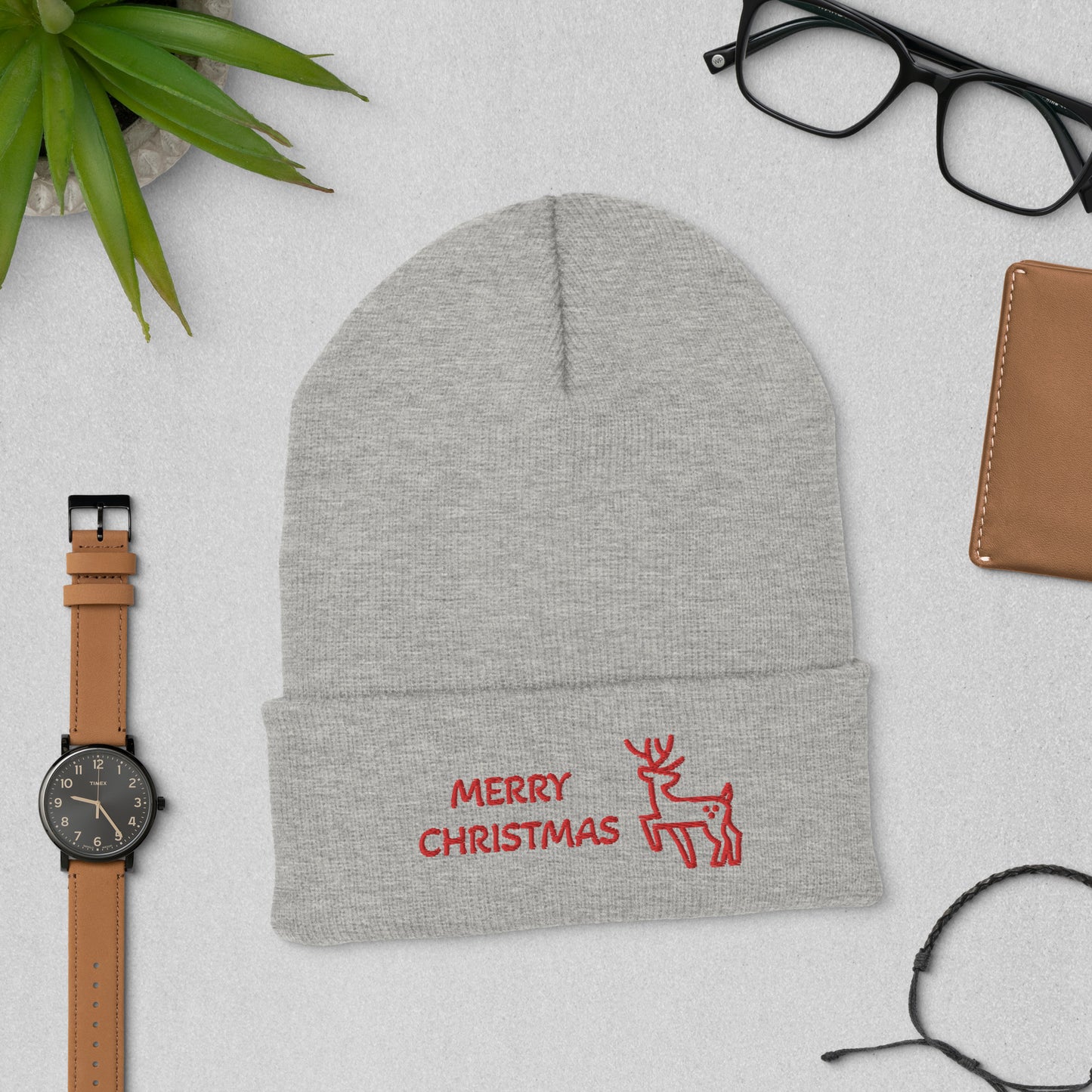 Christmas Cuffed Beanie