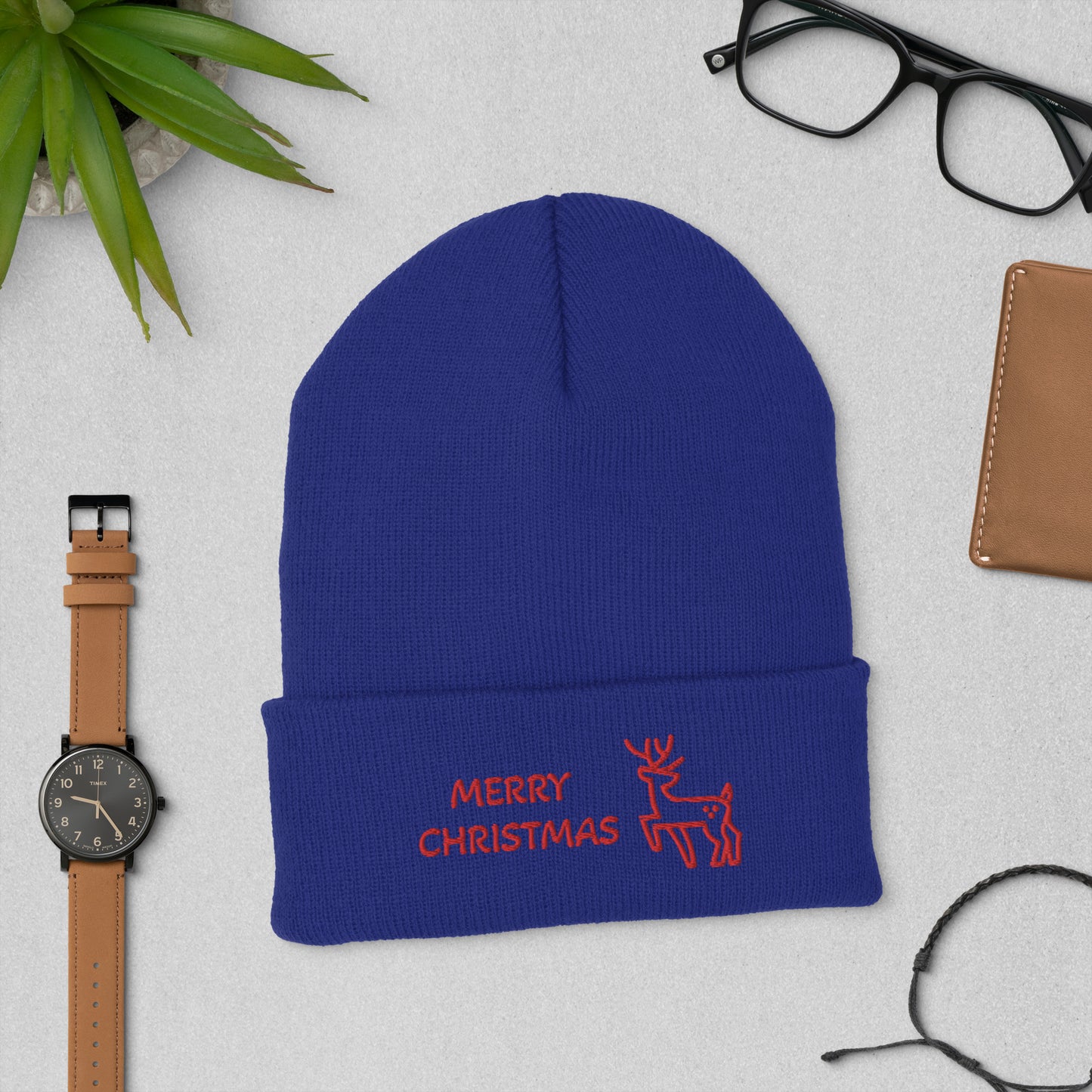 Christmas Cuffed Beanie