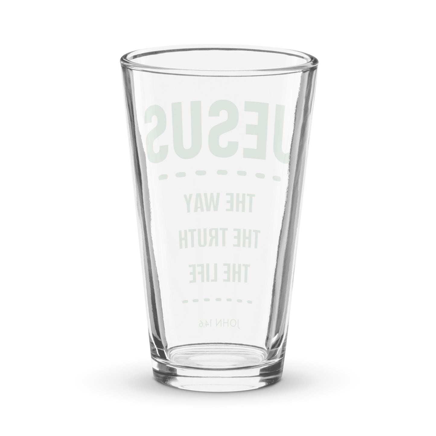 Shaker pint glass