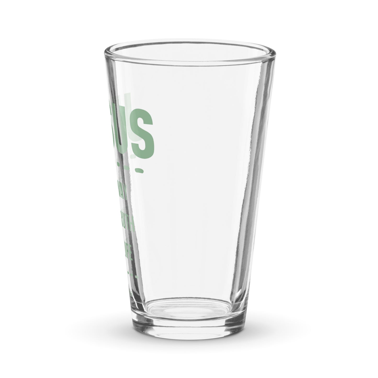 Shaker pint glass