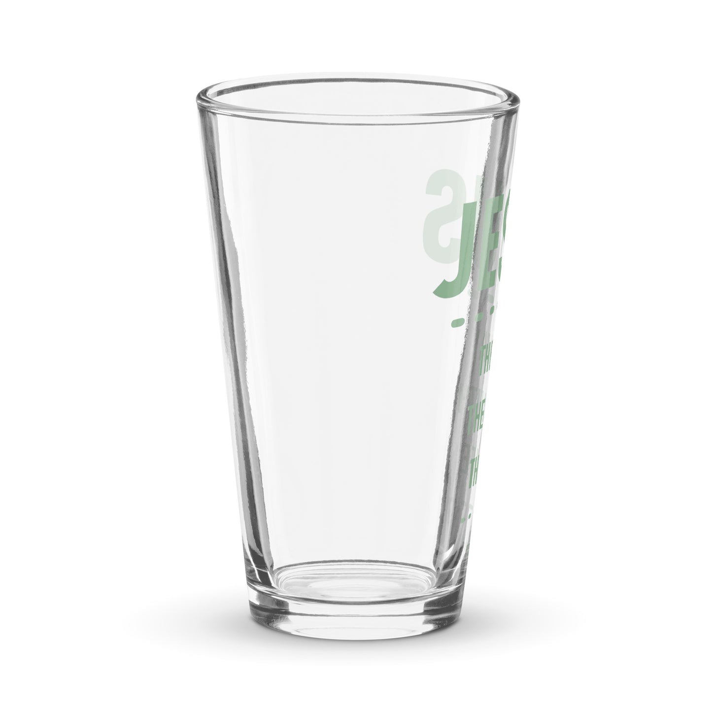 Shaker pint glass