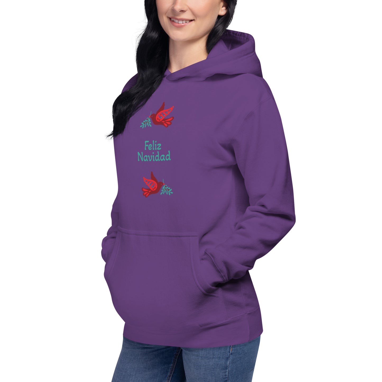 Women feliz navidad Hoodie