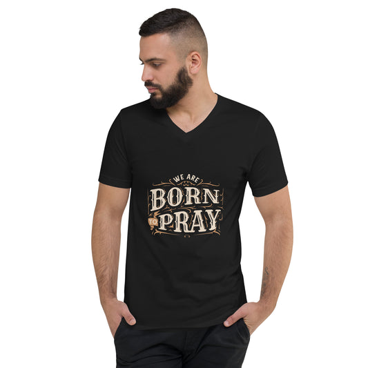 Pray Short Sleeve V-Neck T-Shirt