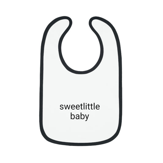 Baby Contrast Trim Jersey Bib