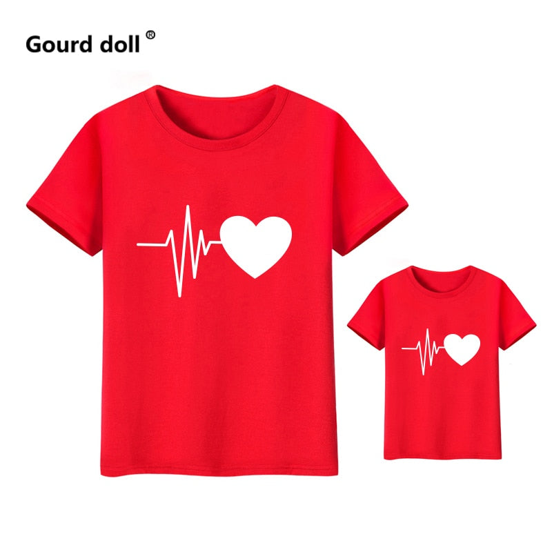 Fashion Family Matching clothes Mommy And Me T Shirt Mother And Daughter Family Clothes Mom print T-shirt Baby Girls Clothes