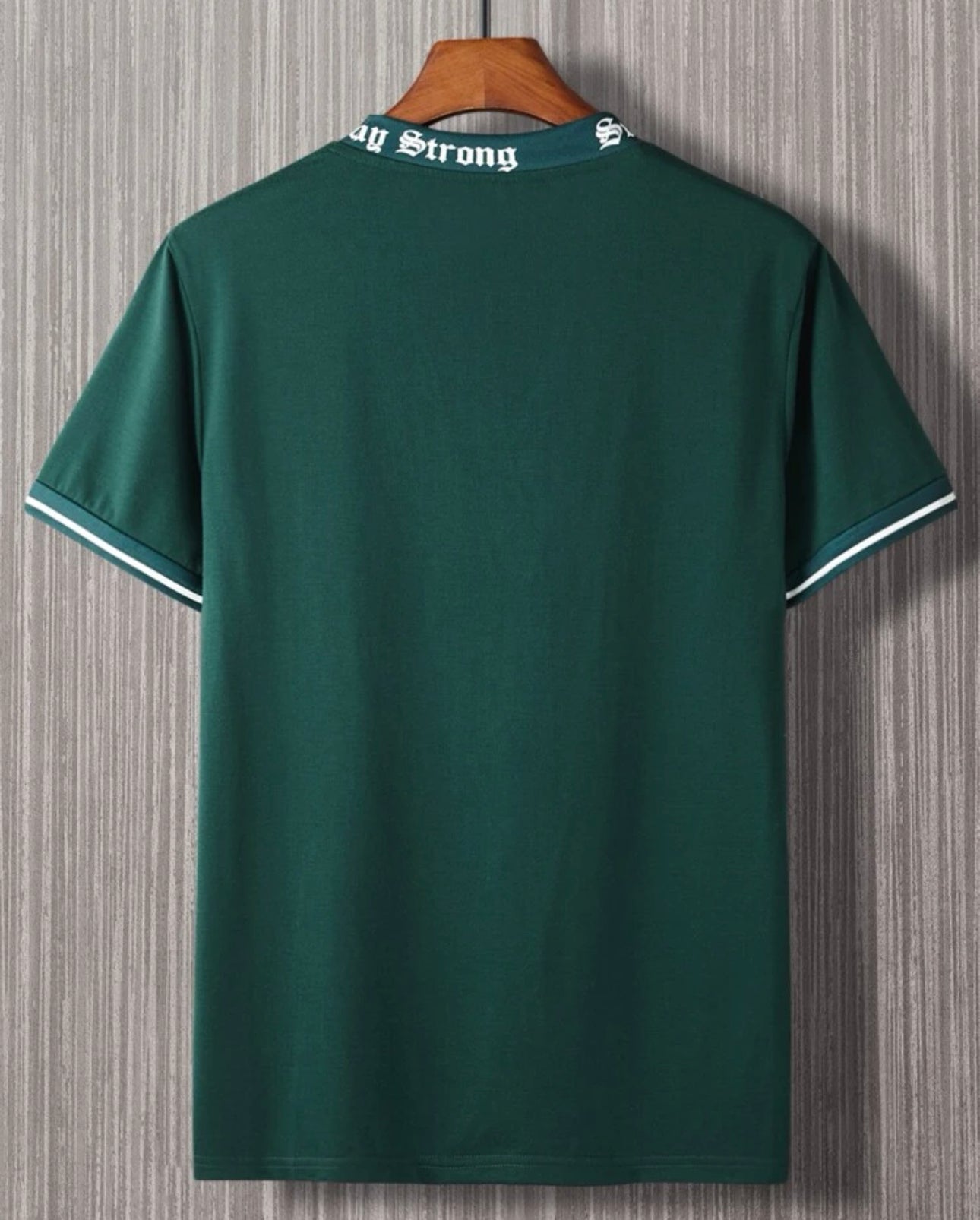 Dark Green Casual T-Shirt