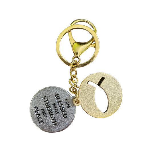 Blessed and Peace Keychain